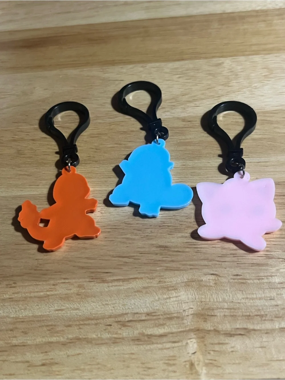 Jigglypuff Charm Keychain - Pink Small Pets Accessory M51